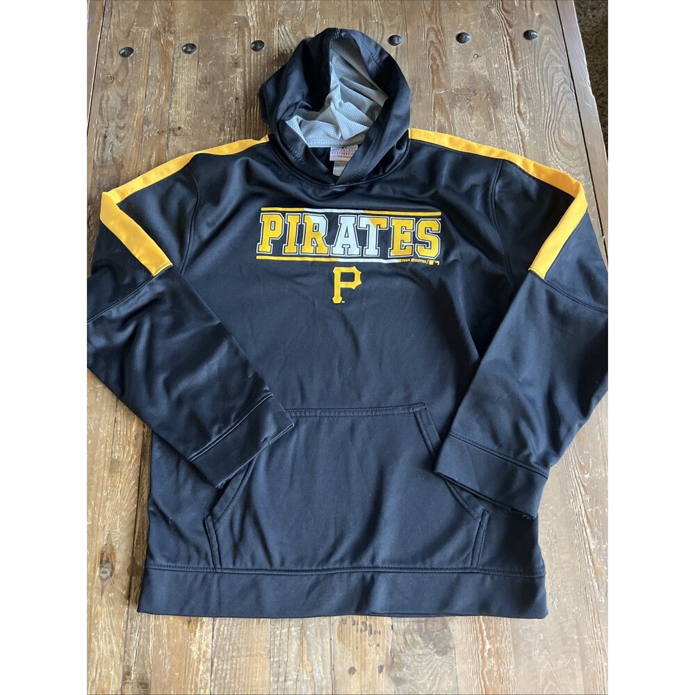 Pittsburgh Pirates MBL Genuine Merchandise Black Hoodie Baseball Youth XL 16/18
